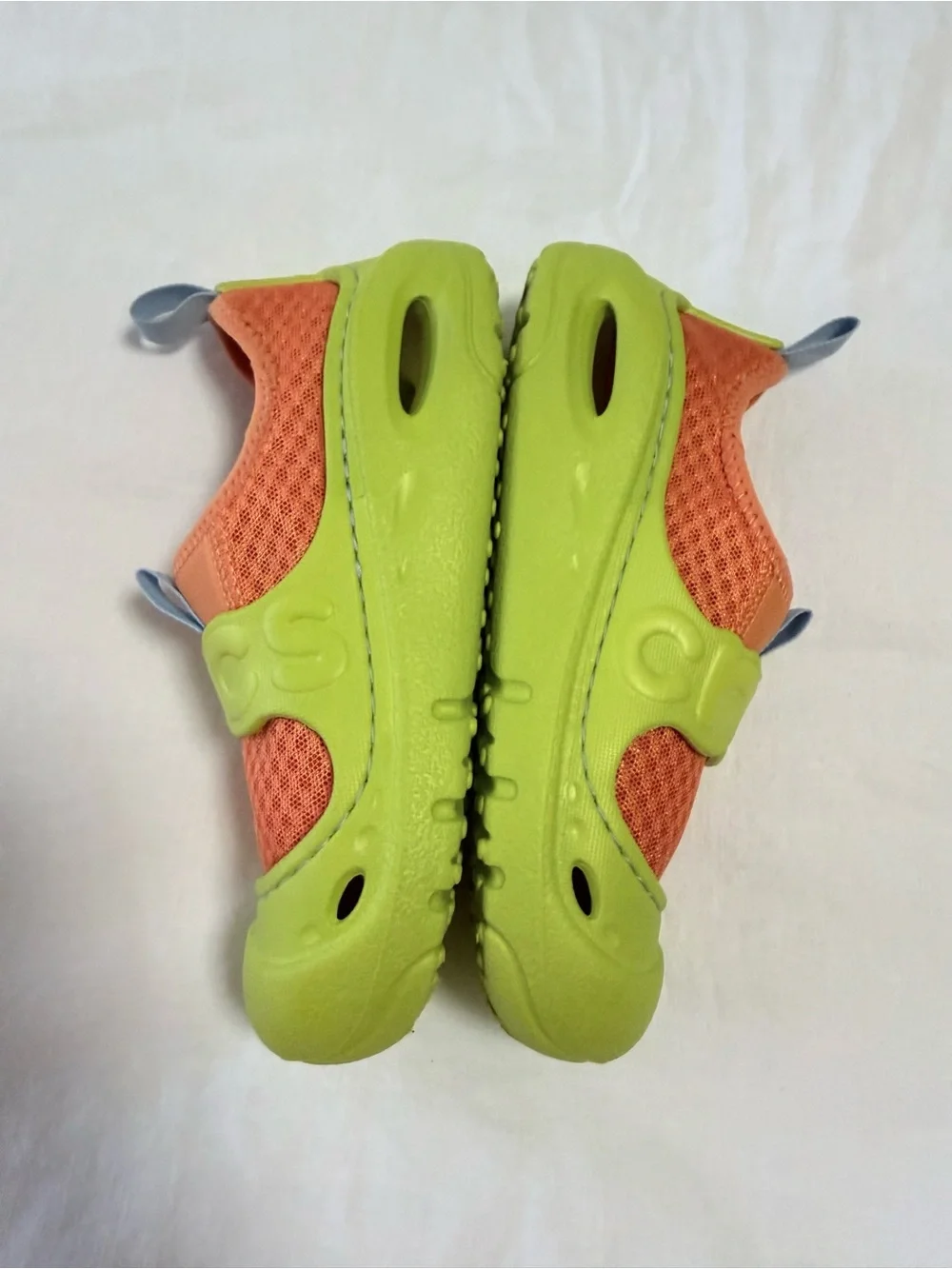 Crocs | Kids J1 | Swiftwater Splash Water Shoe Lime Green Orange Beach Summer